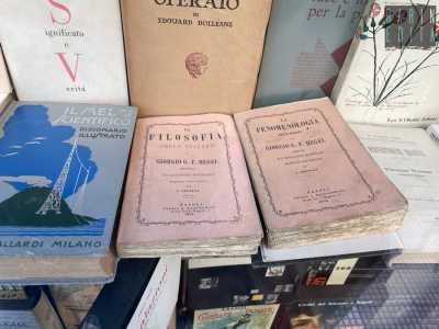 ...due libri di filosofia e fenomenologia di Hegel risalenti al 1863...